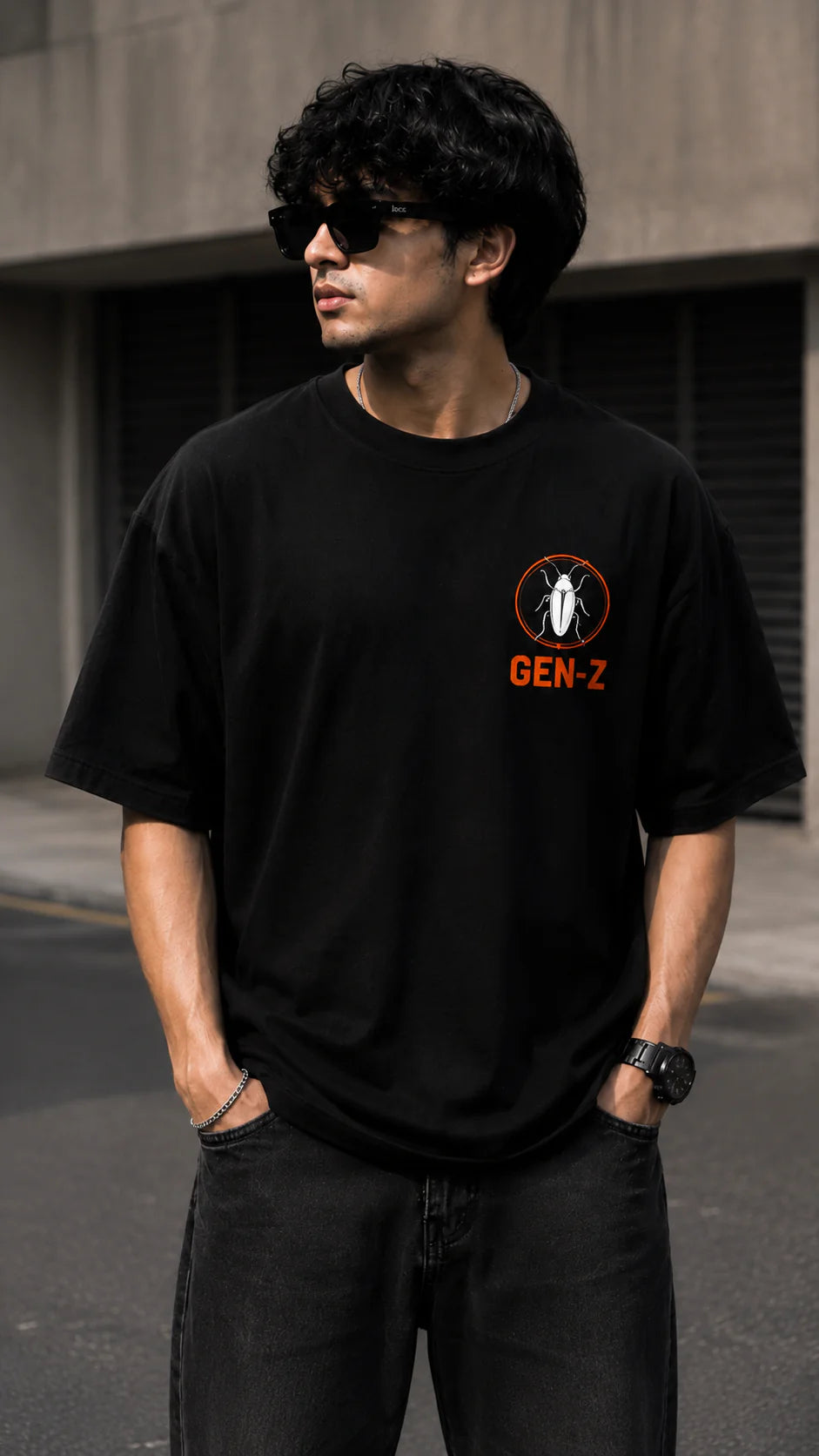 mai bhi cockroach tshirt