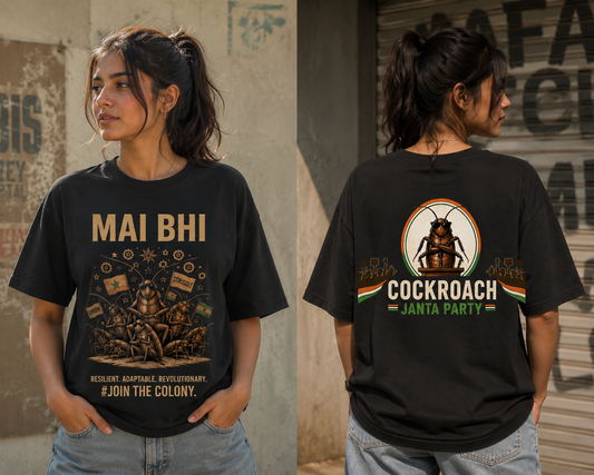 Cockroach Janta Party T-Shirt |Support