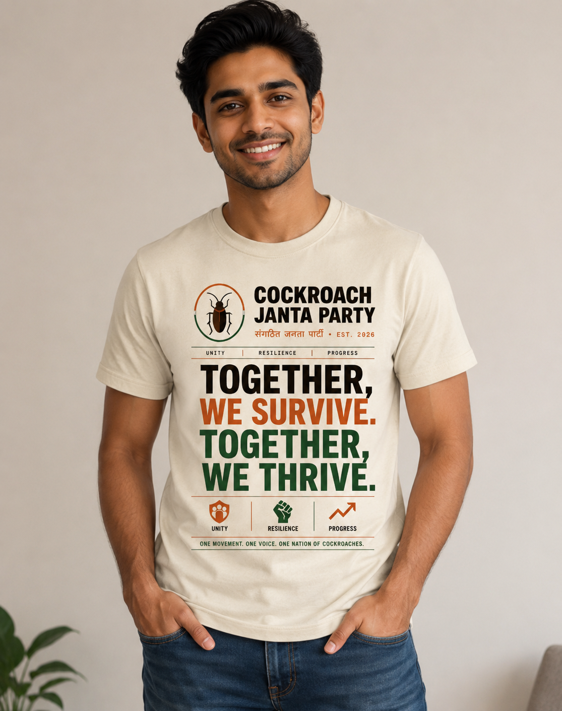 Official Cockroach Janta Party T-Shirt