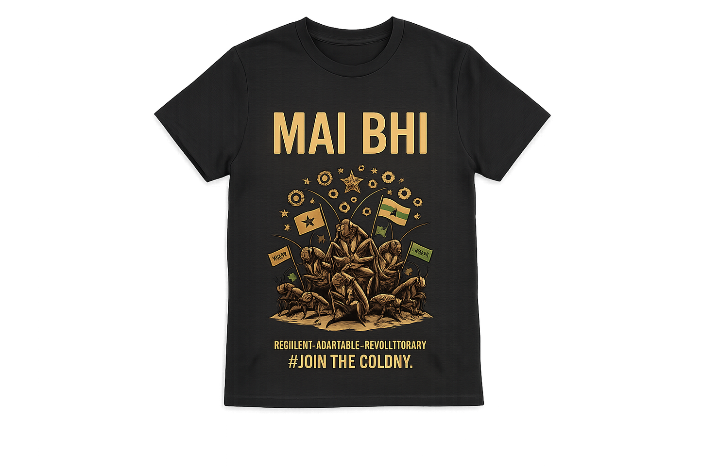 Cockroach Janta Party T-Shirt |Support
