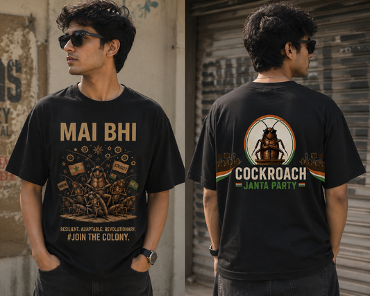 Cockroach Janta Party T-Shirt |Support