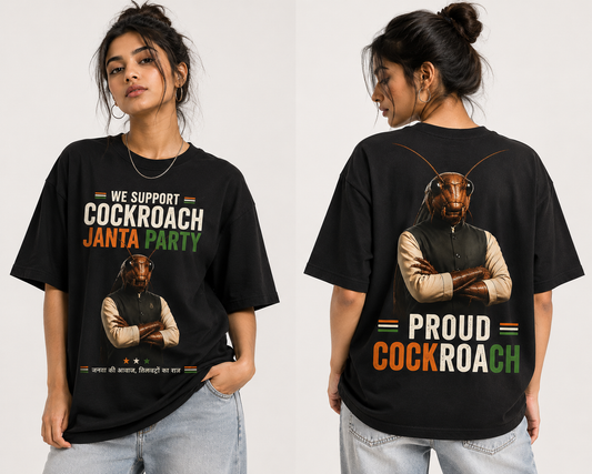 Cockroach Janta Party T-Shirt -Black