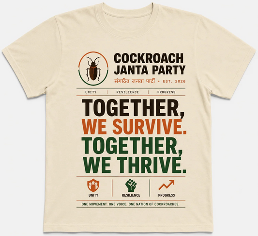 Official Cockroach Janta Party T-Shirt